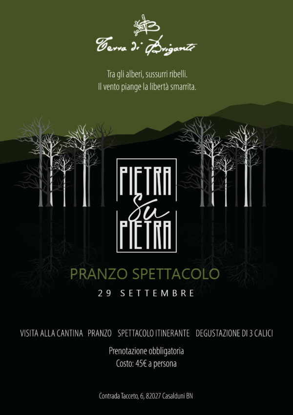 Pietra su Pietra - Pranzo Spettacolo