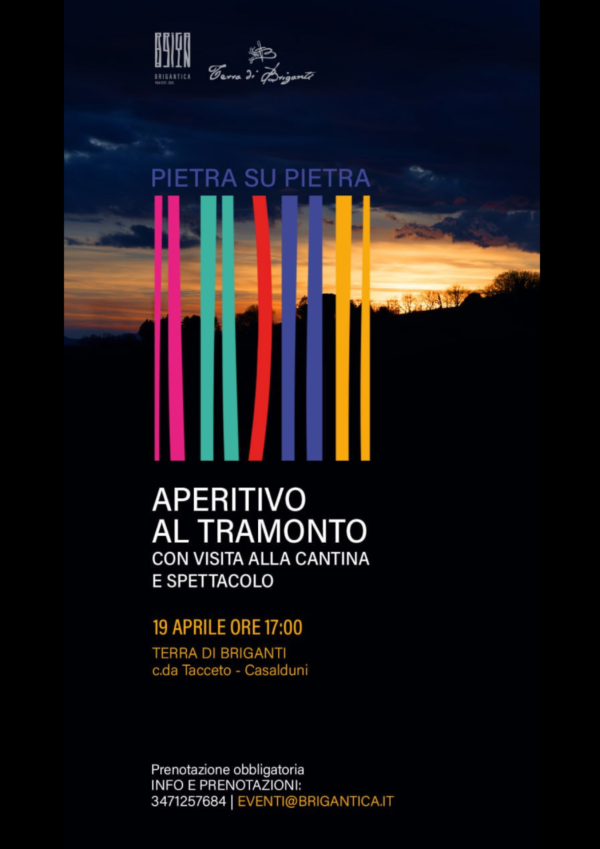 Aperitivo al tramonto con spettacolo